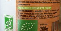 Puree De Noisettes Ingredients