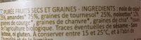 Pures De Fruits Et Graines Ingredients
