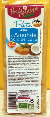 Pte D'amande Noix De Coco