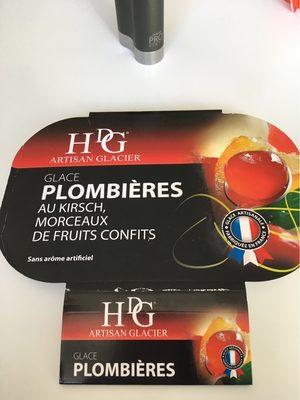 Histoires De Glaces Glace Plombires Au Kirsch, Morceaux Fruits Confits Le Bac De 485 G