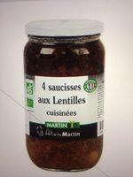 4 Saucisses Aux Lentilles Cuisines Report Card