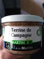 Terrine De Campagne Martin Bio Report Card