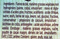 Gaufre Ligeoise Choco Ingredients