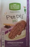 Biscuits P'tit Dj' Bio Crales & Chocolat Report Card