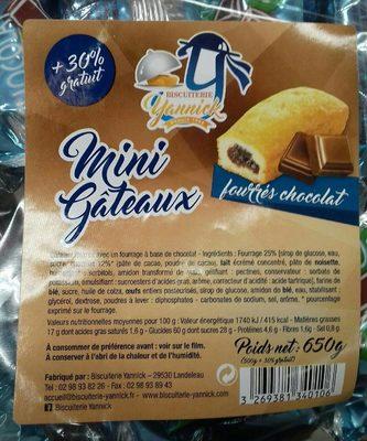 Mini Gteaux Fourrs Chocolat
