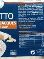 Risotto Aux Saint-Jacques Au Parmesan AOP Ingredients