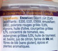 Les Emietts Ingredients