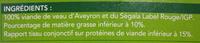 Veau D'Aveyron Et Du Sgala Allait Par Sa Mre (4 Escalopes De Veau Hach) Surgel Picard Ingredients
