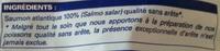 4 Portions De Filets De Saumon Atlantique Surgel Ingredients