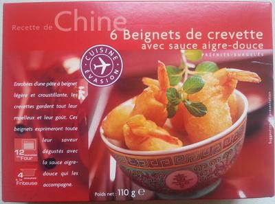 6 Beignets De Crevette Avec Sauce Aigre-douce