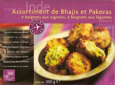 Assortiment De Bhajis Et Pakoras