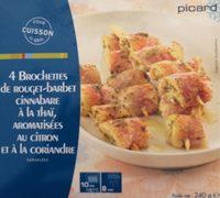 4 Brochettes De Rouget-Barbet Cinnabare  La Tha, Aromatises Au Citron Et  La Coriandre Report Card