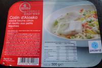 Colin D'Alaska, Sauce Beurre Citron Et Risotto Aux Petits Lgumes, Surgels Report Card