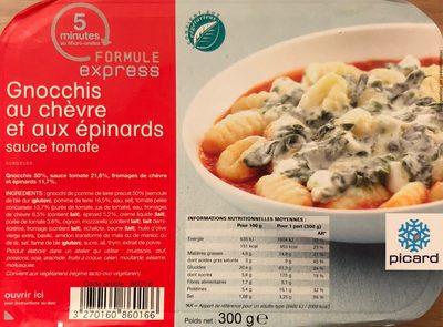 Gnocchis Au Chvre Et Aux Pinards