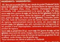 8 Jirou Pao Au Poulet Ingredients