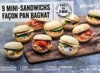 9 Mini-Sandwichs Faon Pan Bagnat Report Card