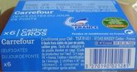 Ufs Dats Du Jour De Ponte X 6 (Calibre Gros) Ingredients