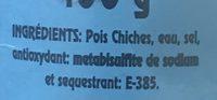 Pois Chiche Bocal X 12 Ingredients