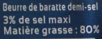 Mon Beurre De Baratte Aux Cristaux De Sel De Gurande Ingredients
