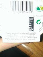 P'tit Grey, French Cow Milk Ingredients