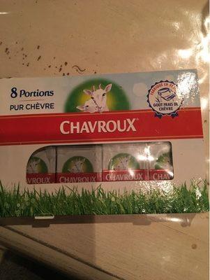Chavroux Fromage Pur Chvre Les 8 Portions De 16,6 G