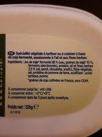 Tartinable Vgtal Ail Et Fines Herbes Ingredients