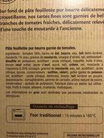 Tarte Fine Tomate Cerise Ingredients