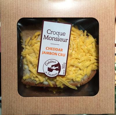 Croque Monsieur Cheddar Jambon Cru