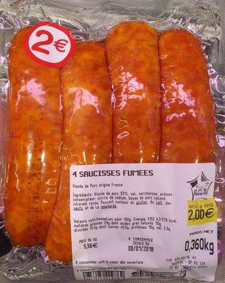 4 Saucisses Fumes