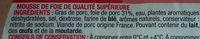 Mousse De Foie Ingredients
