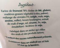 Tartine Grille Aixoise Ingredients