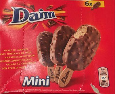 Glaces Caramel Daim