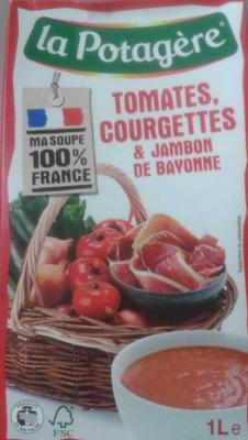 Tomates, Courgettes Et Jambon De Bayonne