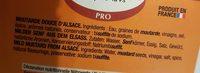 Moutarde Douce D'alsace Ingredients