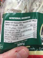 SAUCISSE SECHE SUP COURBE Ingredients