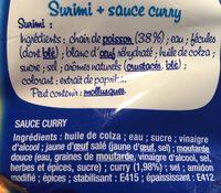 Petits Coraya Sauce Curry Ingredients