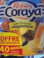 Petits Coraya - Mini-btonnets De Surimi + Sauce Mayonnaise Les 40 Btonnets + 1 Sauce 420 Gr Report Card