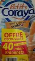 Petits Coraya - Mini-btonnets De Surimi + Sauce Mayonnaise Les 40 Btonnets + 1 Sauce 420 Gr Report Card