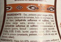 4 / 4 Soupe Poissons Raynaud Ingredients