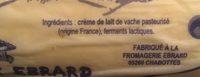 Beurre Laitier Des Alpes Ingredients