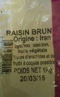 Raisin Brun Import 1Kg, ProFruit Ingredients