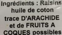 500G Raisin Brun Profruit Ingredients