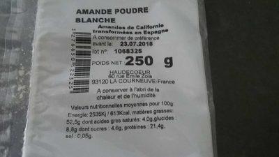 Amande En Poudre De  Californie 