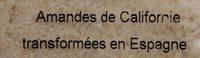 Amande Poudre Blanche Ingredients