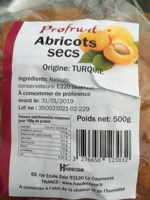 Abricots Secs