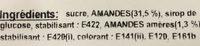 Pte D'Amandes Ingredients