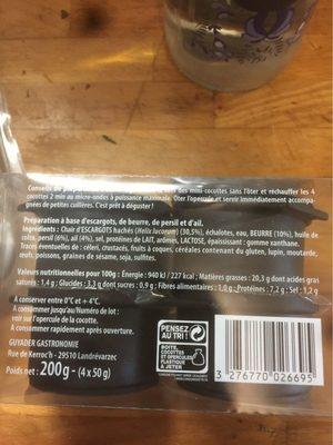 4 Mijots Escargots Et Persillade