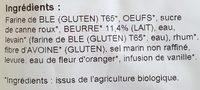 Brioche Tranche Biologique Pur Beurre Biocoop Ingredients