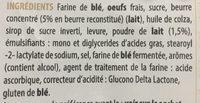 Pains Au Lait Ingredients