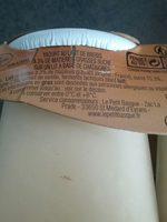 Yaourt De Brebis Sur Lit De Chtaignes Ingredients